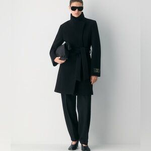 Aritzia Babaton - Connor coat - Classic Black Wool Coat